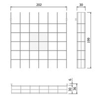 Mas 36 Modulares Bücherregal aus Aluminium von Servetto - aluminium-Opalweiß 3